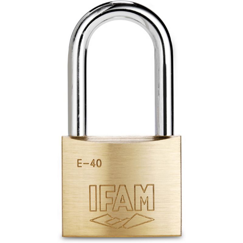 IFAM Long Shackle Padlocks   Brass PAD250LS