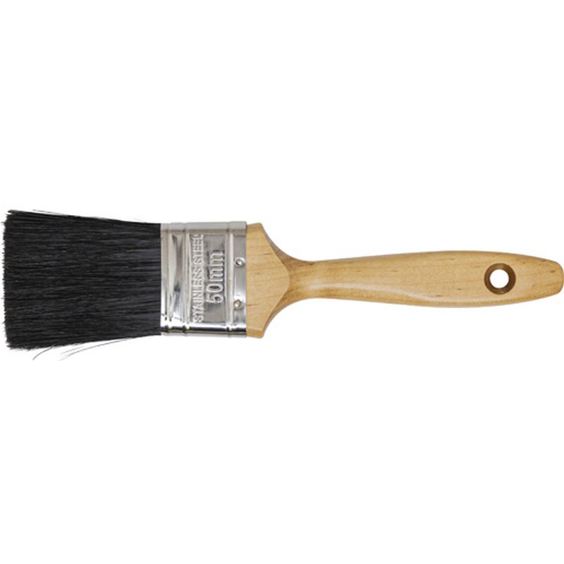 Paint Brushes   Professional Plain Wooden Handles PB48