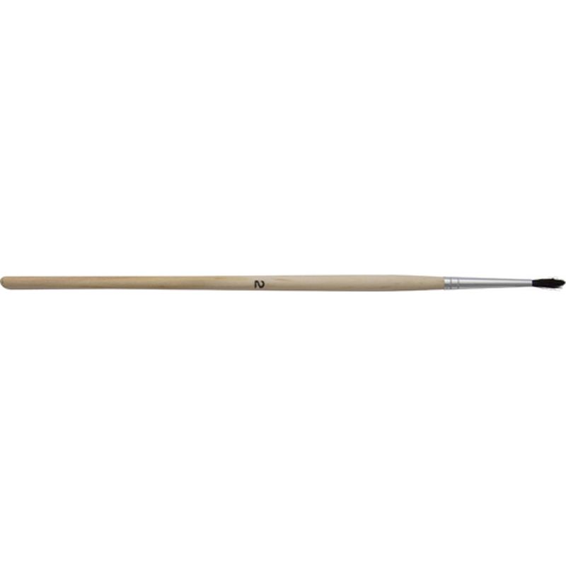 Assorted Pack of Touch Up Brushes   Short Plain Wooden Handles AP48