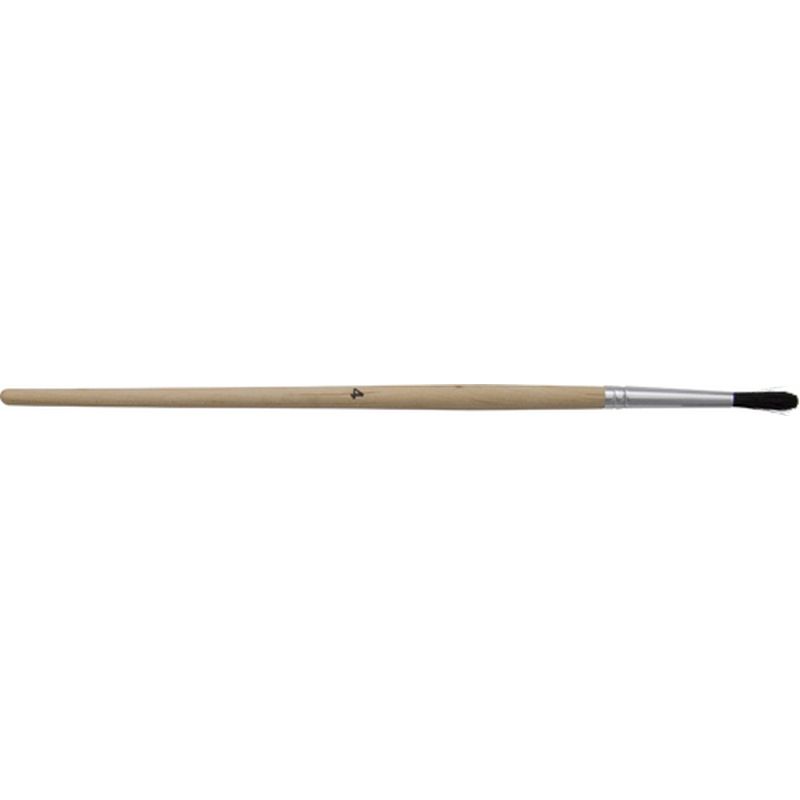 Touch Up Brushes   Short Plain Wooden Handles PB64