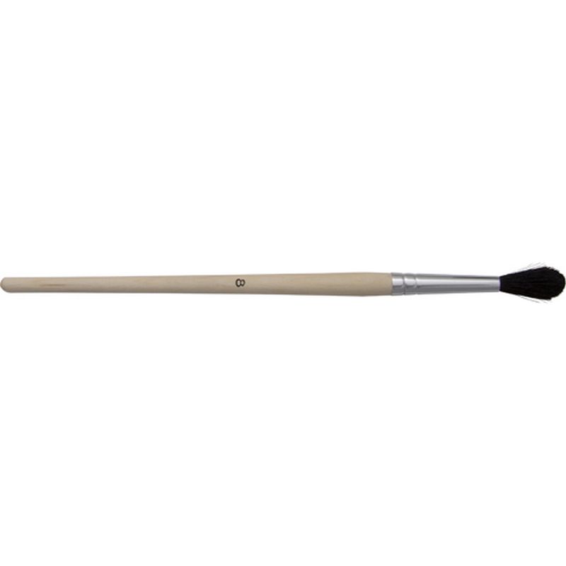Touch Up Brushes   Short Plain Wooden Handles PB68