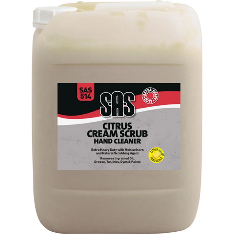 S?A?S Citrus Cream Scrub Hand Cleaner   Extra Heavy Duty SAS514