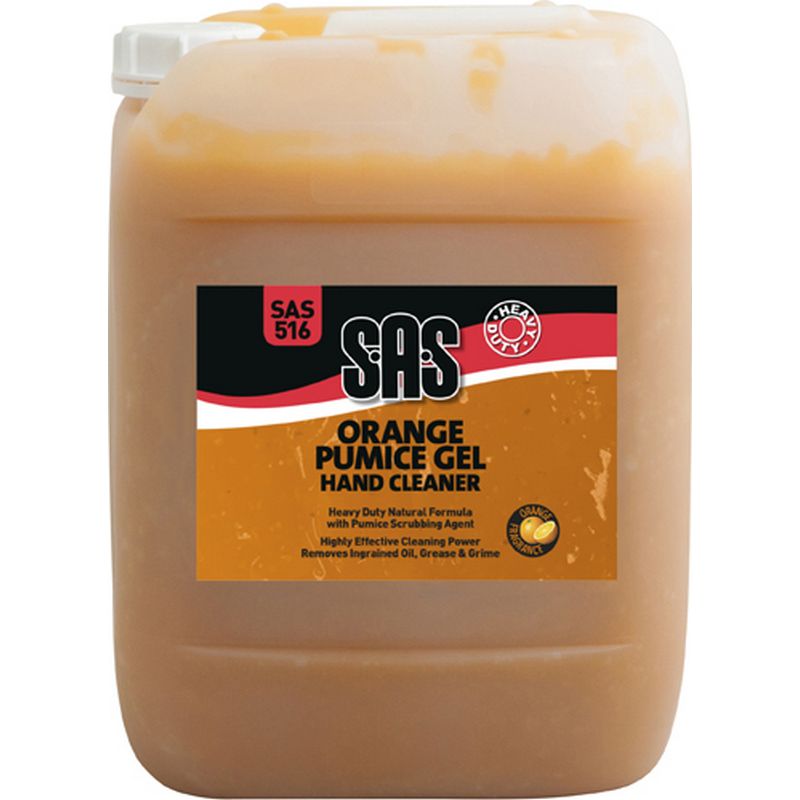S?A?S Orange Pumice Gel Hand Cleaner   Heavy Duty SAS516