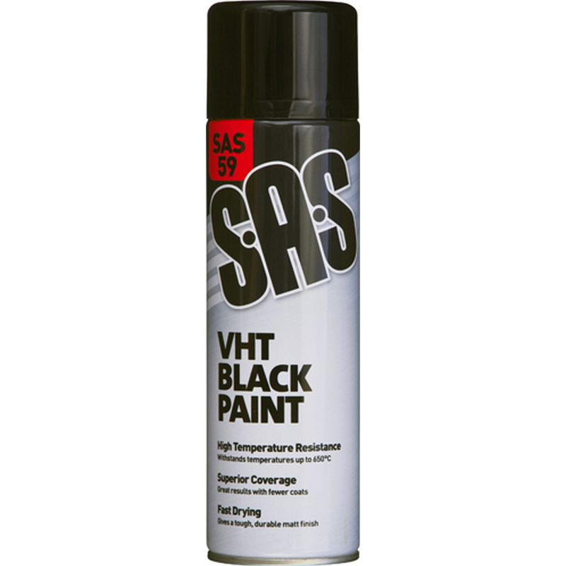 S?A?S Black Paint   VHT (Very High Temperature) SAS59