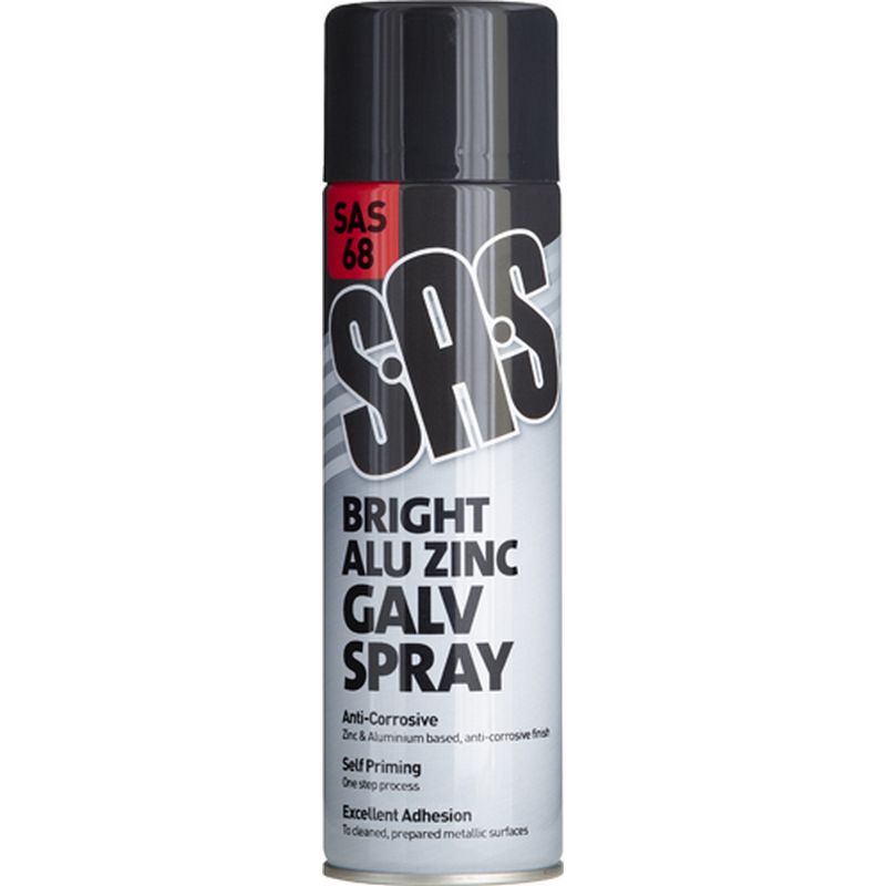 S?A?S Bright Alu Zinc Galv Spray SAS68A