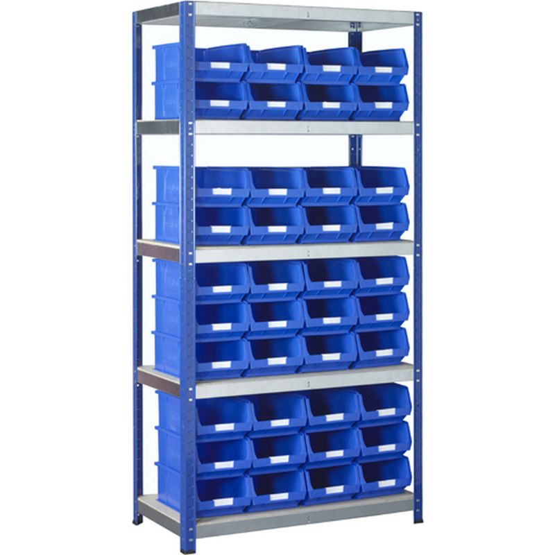 BARTON Standard Shelving System c/w Storage Bins SB63BU