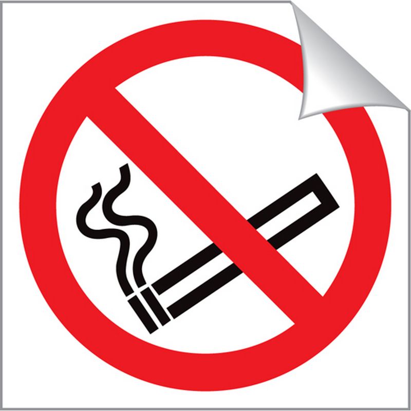 No Smoking   80 x 80 mm SSA101