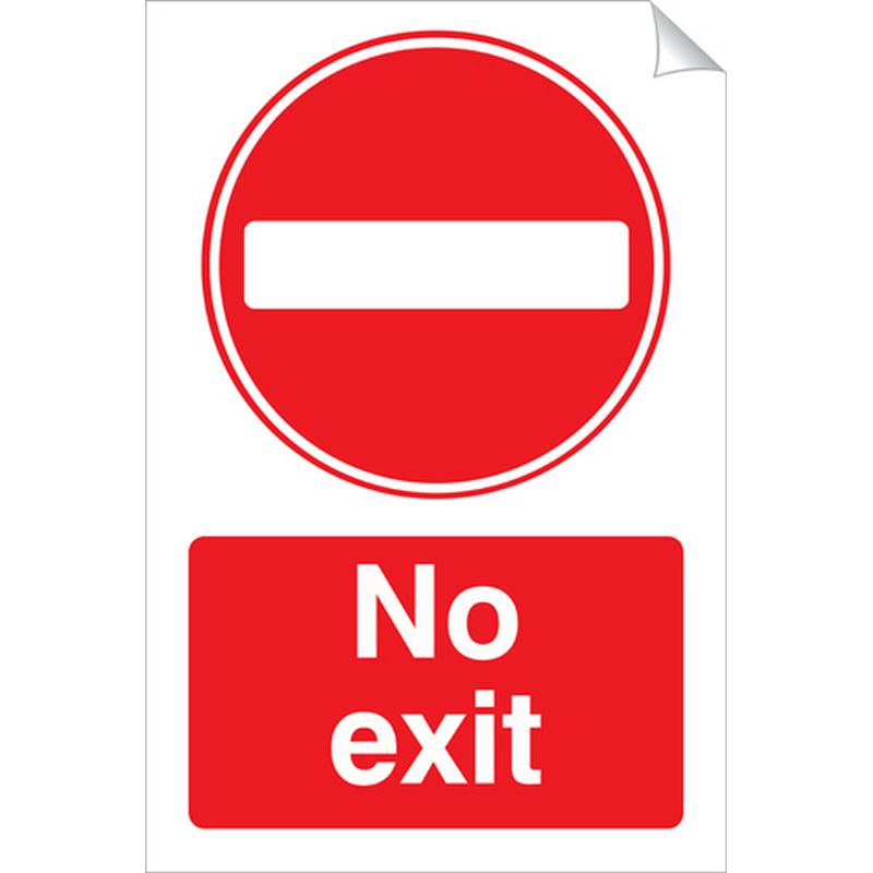 No Exit   240 x 360 mm SSA125