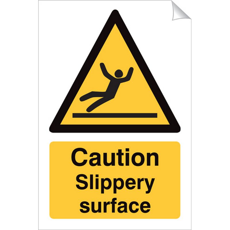 Caution Slippery Surface   240 x 360 mm SSA206