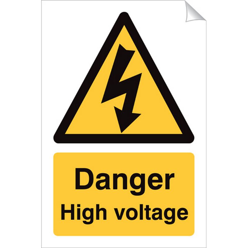 Danger High Voltage   240 x 360 mm SSA208