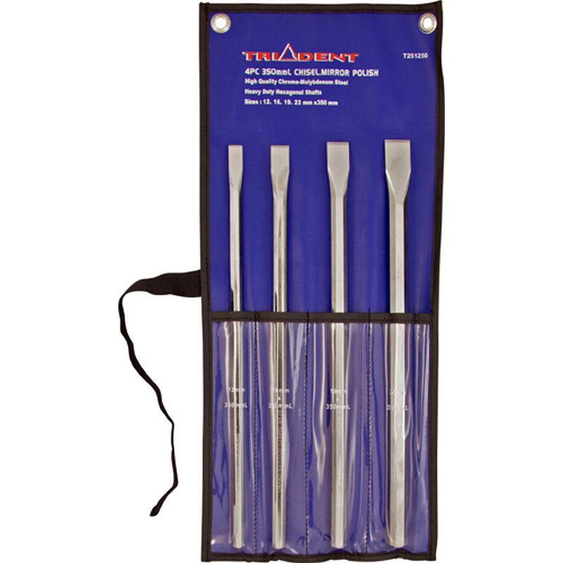 TRIDENT Long Chisel Set Metric TL4102