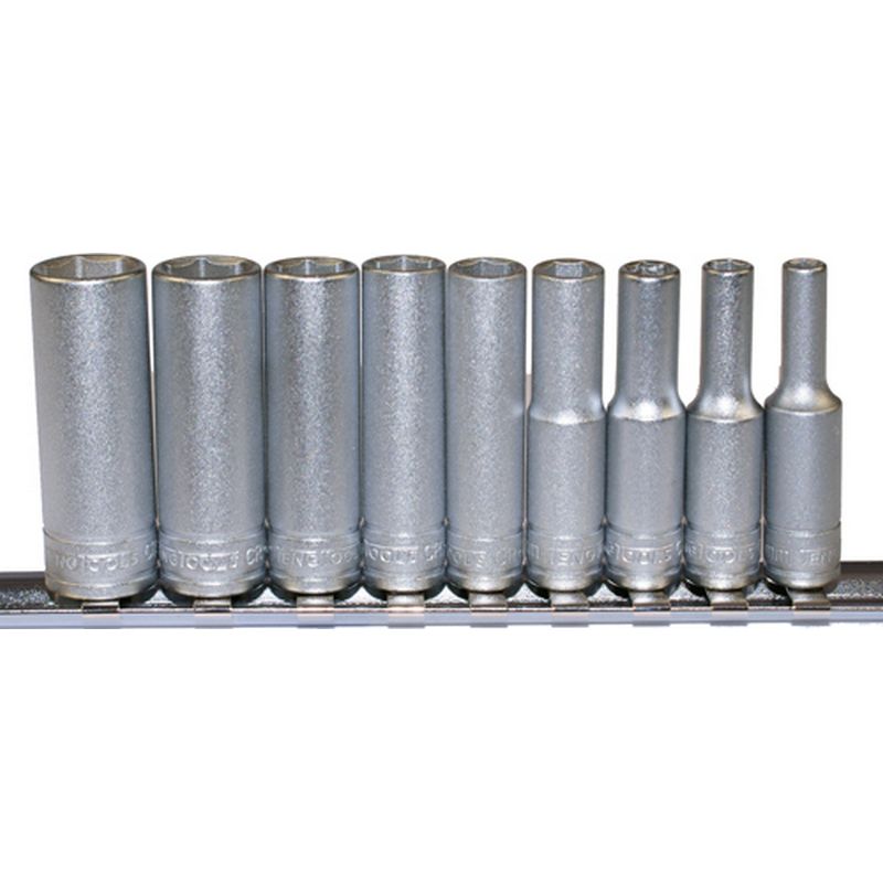 TENG TOOLS 1/4" Drive Deep Socket Set   6 Point TM1407