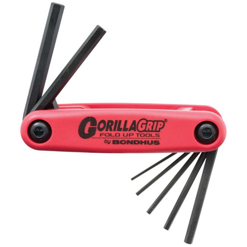 BONDHUS 'GorillaGrip<sup>&reg;</sup>' Hex Driver Fold Up Set   Metric TNB12592