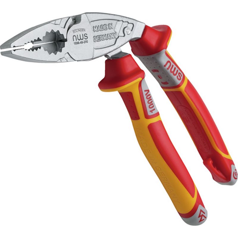 NWS 'ErgoCombi' High Leverage VDE Combination Pliers TNV8/200