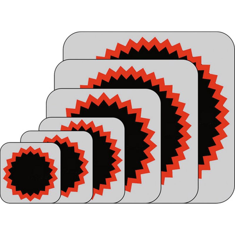 REMA TIP TOP Tube Patches   Red Edge, Round TY112