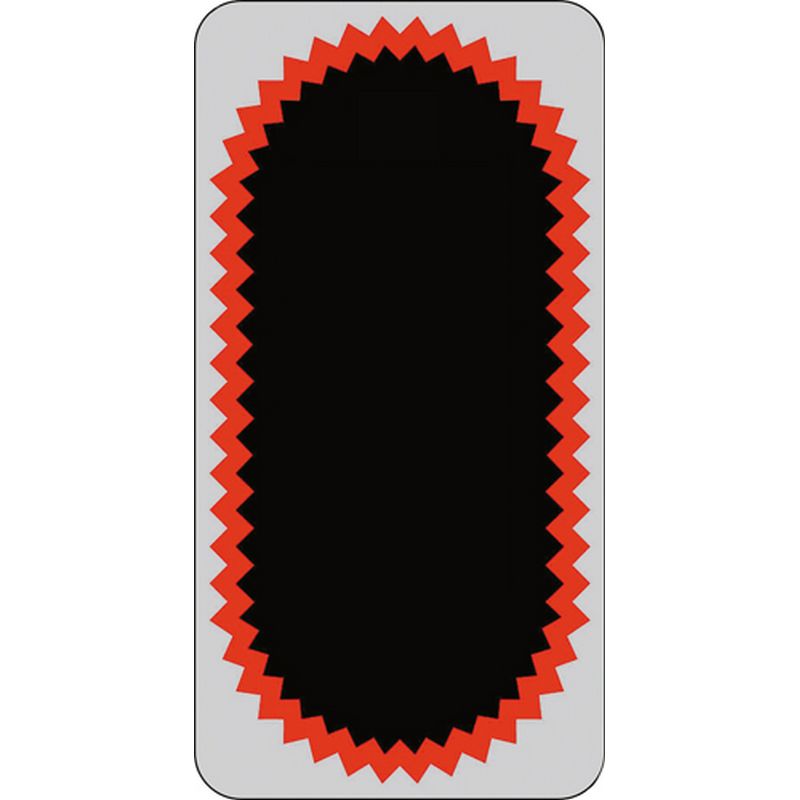 REMA TIP TOP Tube Patches   Red Edge, Oval TY117
