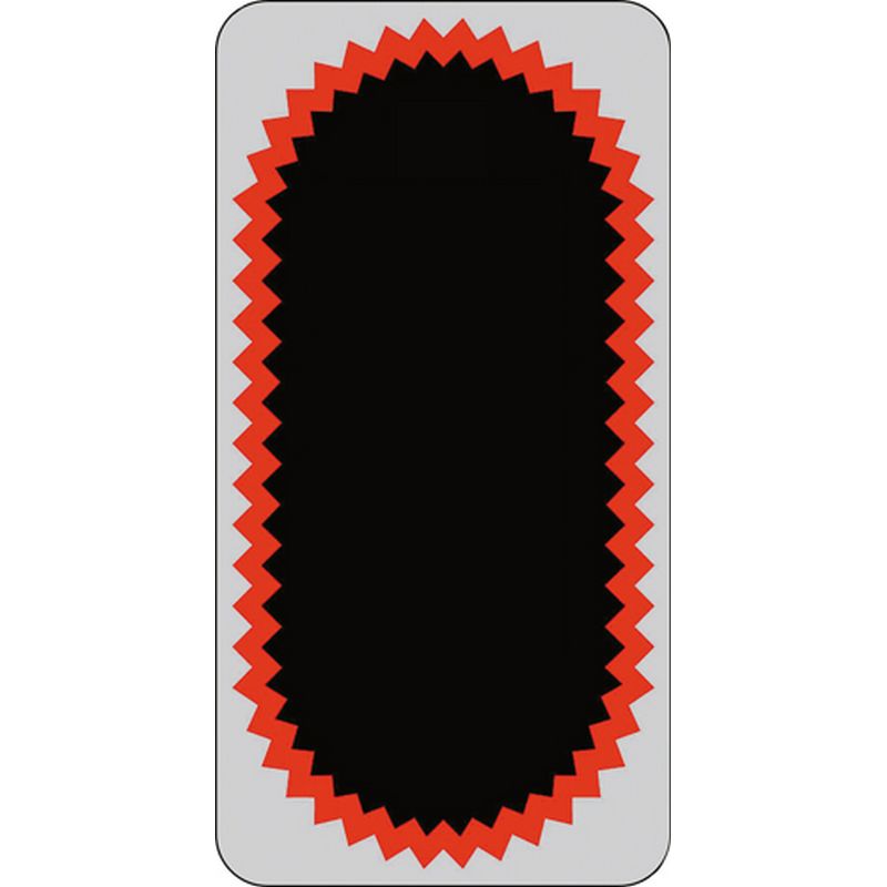 REMA TIP TOP Tube Patches   Red Edge, Oval TY117