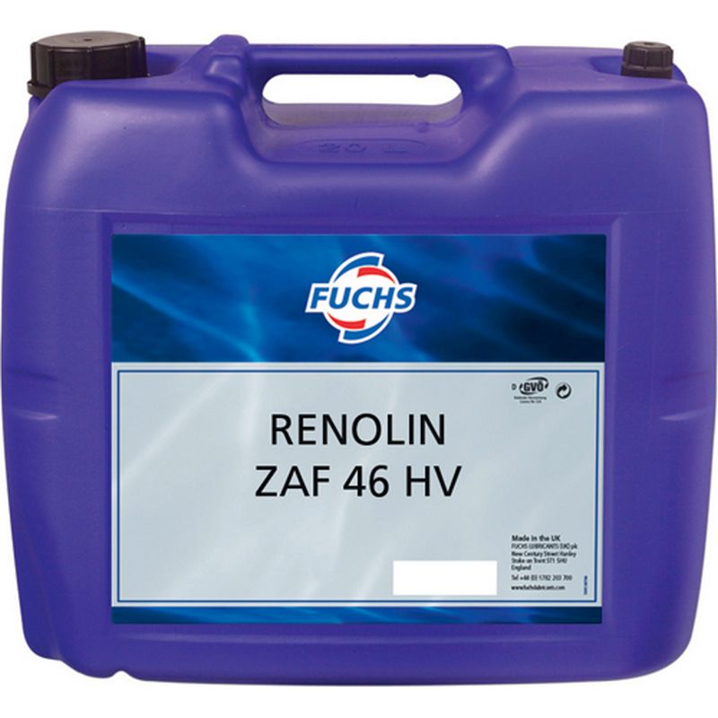 FUCHS 'Renolin' ZAF 46 HV High Quality Hydraulic & Lubricating Oil VC117