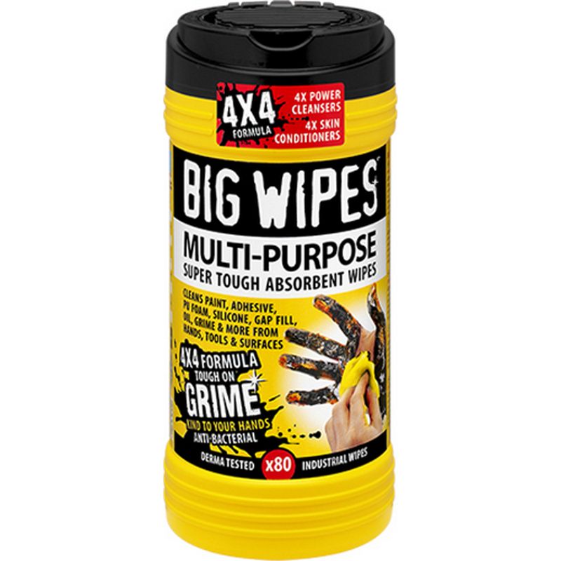 BIG WIPES 'Multi Purpose' Super Tough Absorbent Wipes VC2010