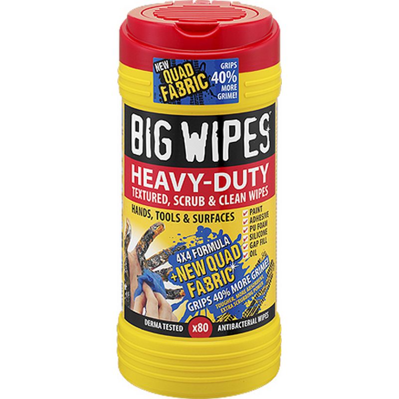 BIG WIPES 'Heavy Duty ' Textured, Scrub & Clean Wipes VC2020