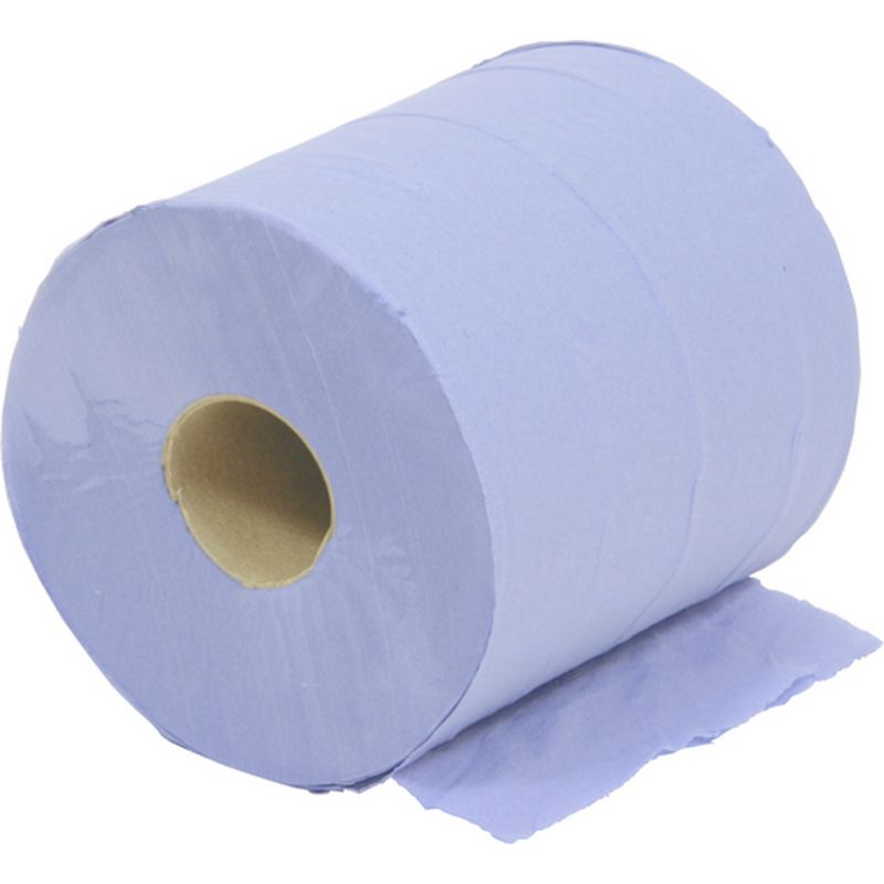 Blue Paper Wipes   Small Rolls VC529