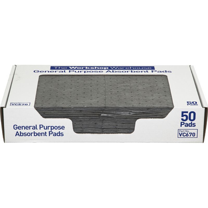 General Purpose Absorbent Pads   Lightweight VC670