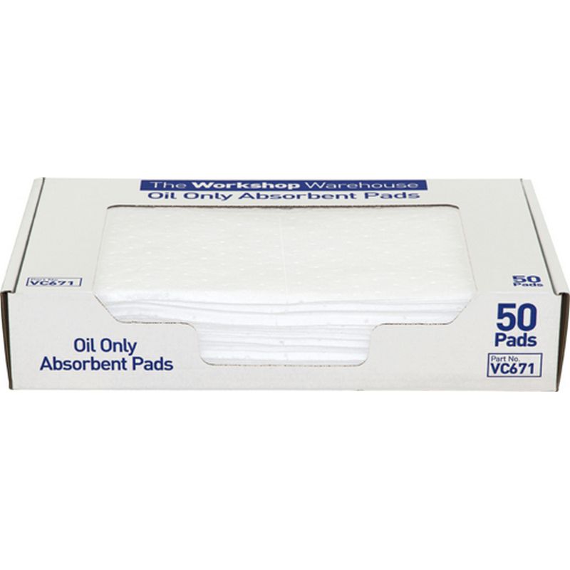 Oil & Fuel Only Absorbent Pads    Lightweight VC671