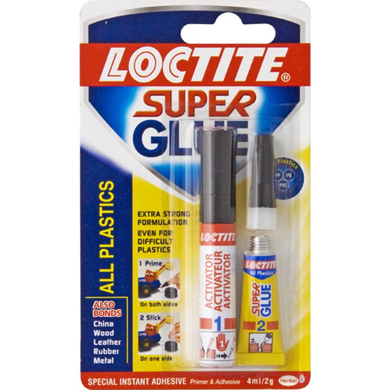 LOCTITE 'All Plastics' Super Glue Kit VC928