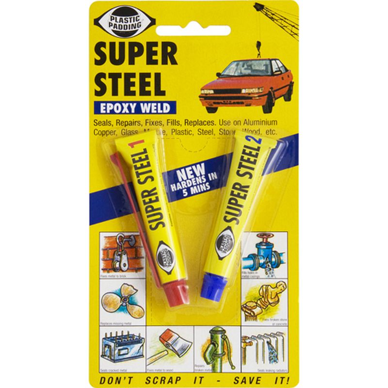 PLASTIC PADDING 'Super Steel' Epoxy Weld VC991