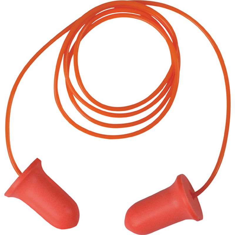 DELTAPLUS High Visibility Disposable Corded Ear Plugs WS404