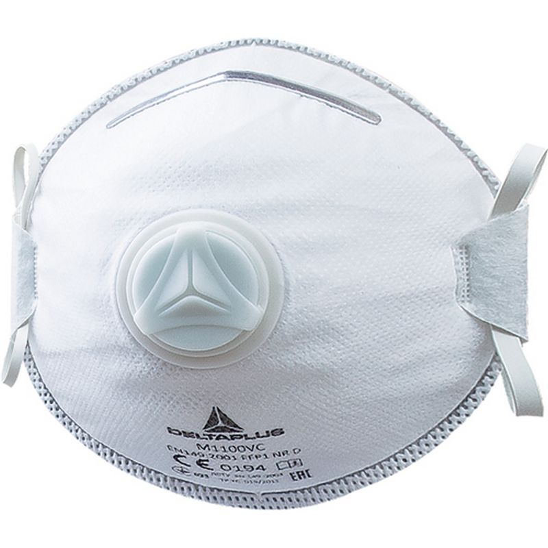 DELTAPLUS Moulded Disposable Masks FFP1 + Valve WS412