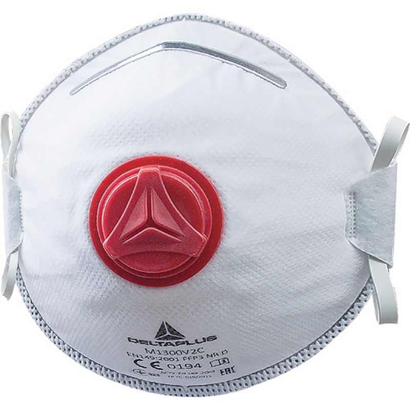 DELTAPLUS Moulded Disposable FFP3 Masks + Valve WS415