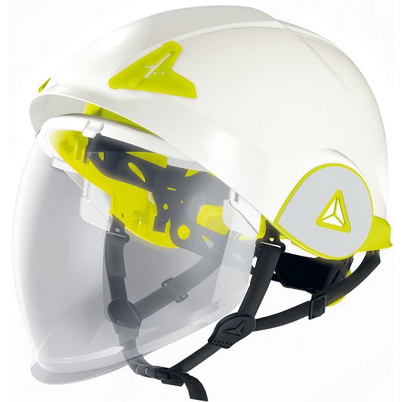 DELTAPLUS Dual Shell Safety Helmet with Retractable Visor WS420